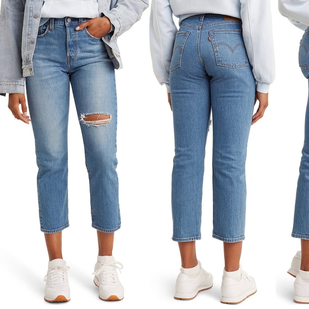 Levi’s Wedgie High Waist Straight Leg Ankle Jean